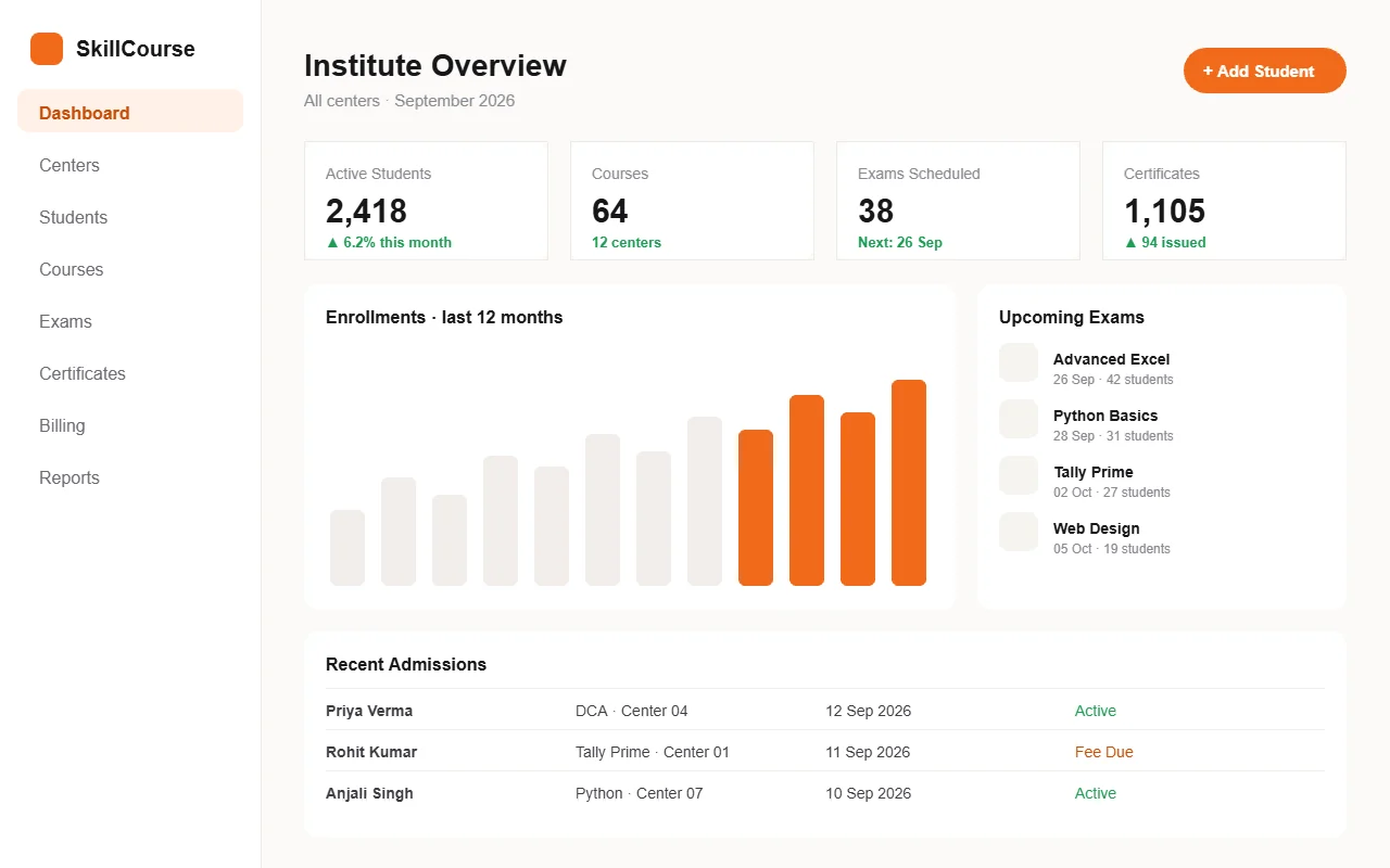 SkillCourse screenshot